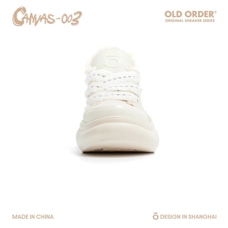 Old Order Denim Canvas 003 Sneaker White - COPPING THREADS - Old Order