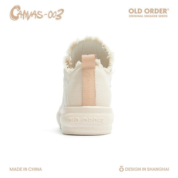 Old Order Denim Canvas 003 Sneaker White - COPPING THREADS - Old Order