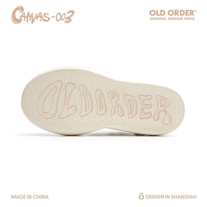 Old Order Denim Canvas 003 Sneaker White - COPPING THREADS - Old Order