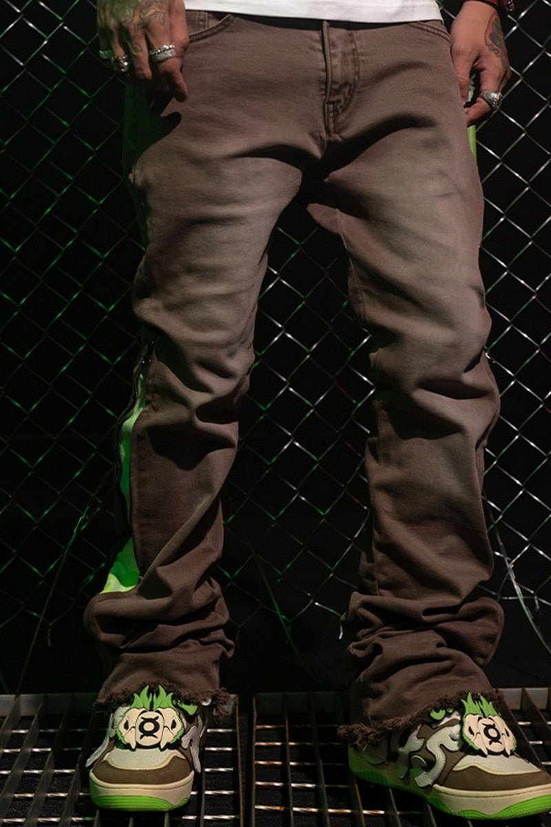 Old Order Logo Zipper Flared Pants - COPPING THREADS - Old Order Hauptbild