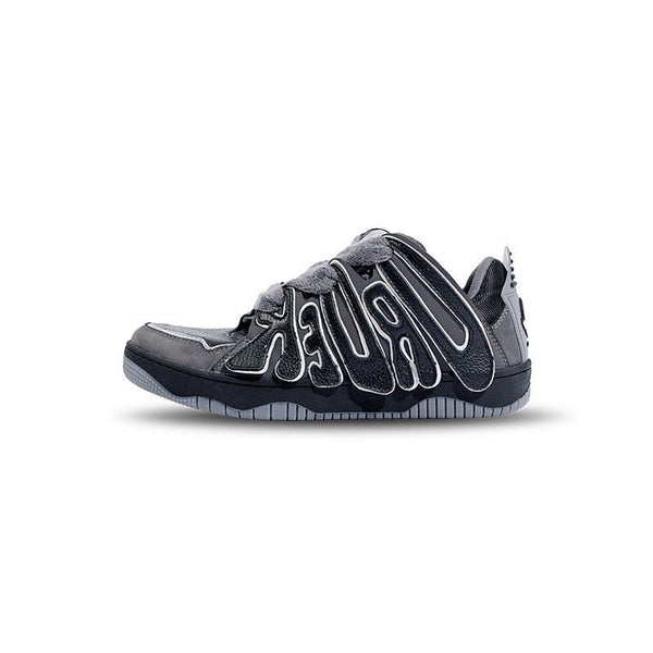 Old Order Skater 001 Retro Sneaker Black - COPPING THREADS - Old Order