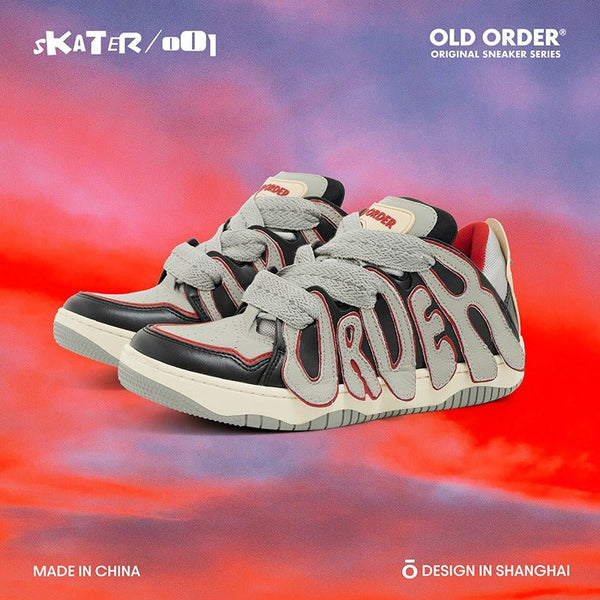 Old Order Skater 001 Retro Sneaker Gray - COPPING THREADS - Old Order