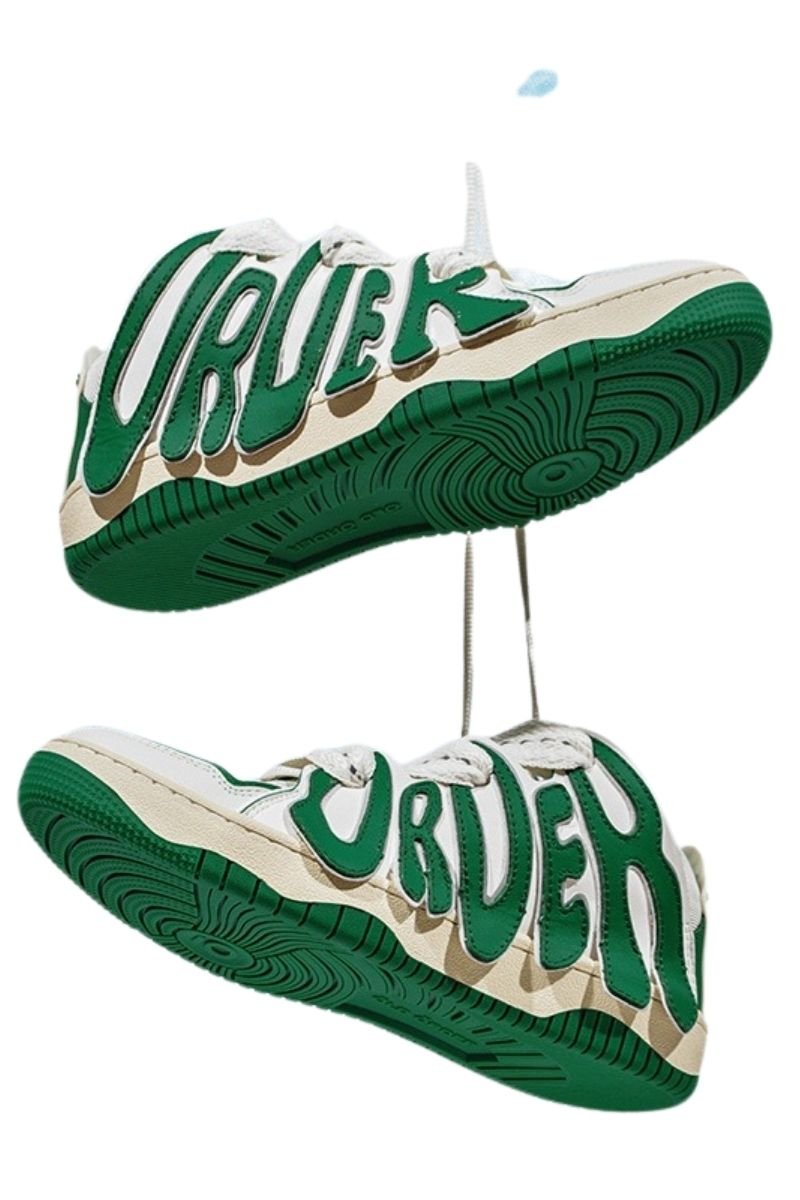 Old Order Skater 001 Retro Sneaker Green - COPPING THREADS - Old Order
