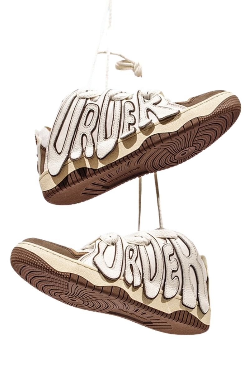 Old Order Skater 001 Retro Sneaker Mocha - COPPING THREADS - Old Order