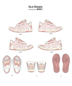 Old Order Skater 001 Retro Sneaker Pink - COPPING THREADS - Old Order