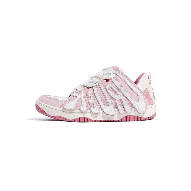 Old Order Skater 001 Retro Sneaker Pink - COPPING THREADS - Old Order Hover Image