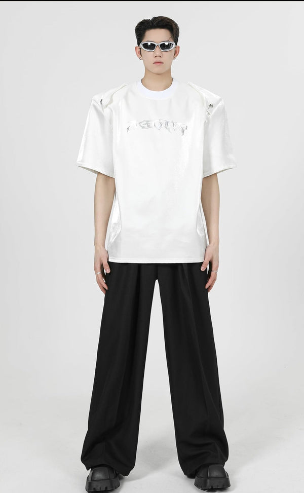 Paneled Shoulder Pads T-Shirt - COPPING THREADS - CT Select