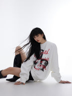 Printed Loose Sweatshirt - COPPING THREADS - CT Select