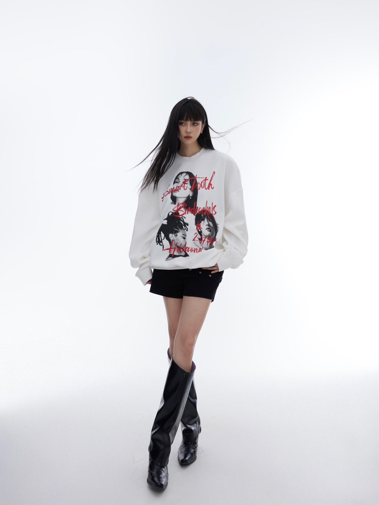 Printed Loose Sweatshirt - COPPING THREADS - CT Select