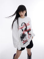 Printed Loose Sweatshirt - COPPING THREADS - CT Select