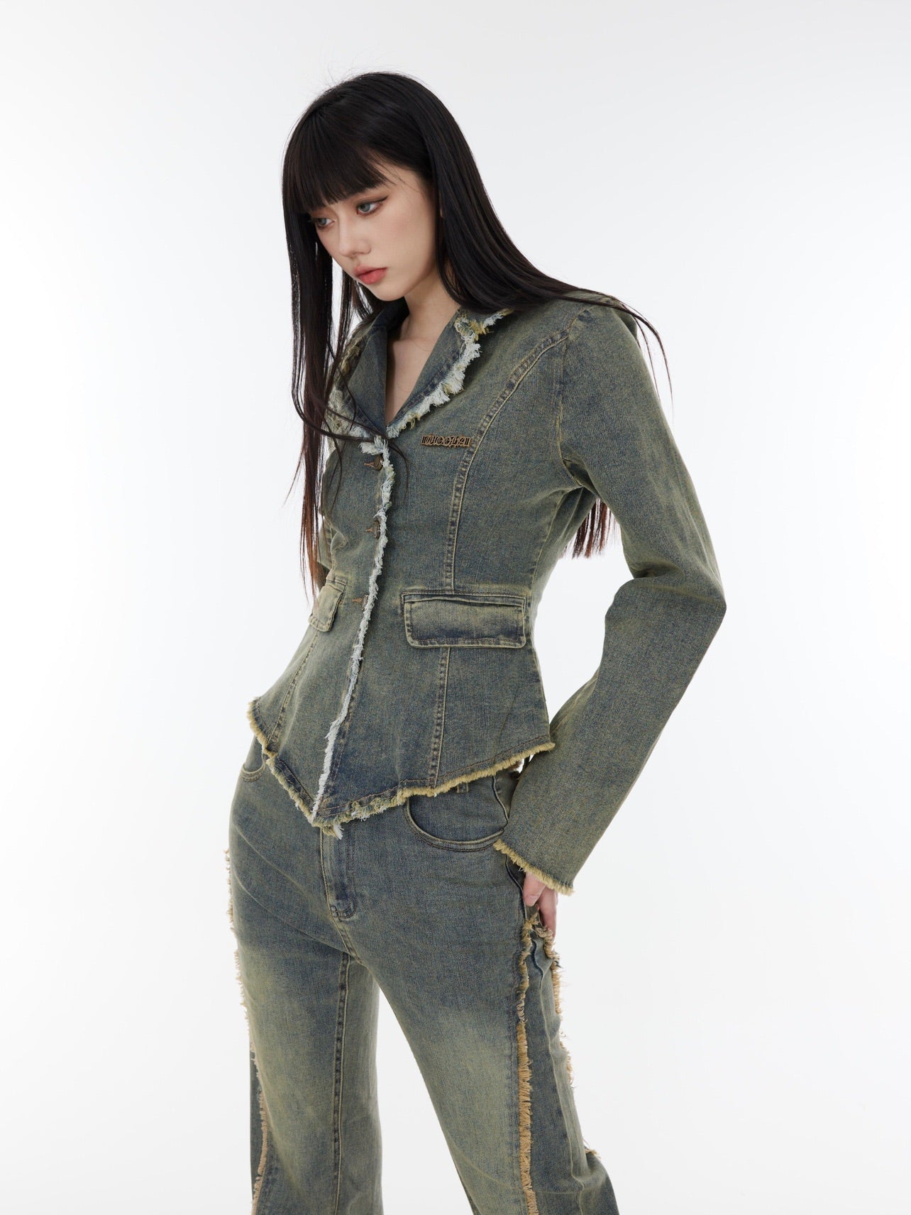 Raw Edge Denim Jacket - COPPING THREADS - CT Select