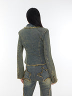 Raw Edge Denim Jacket - COPPING THREADS - CT Select