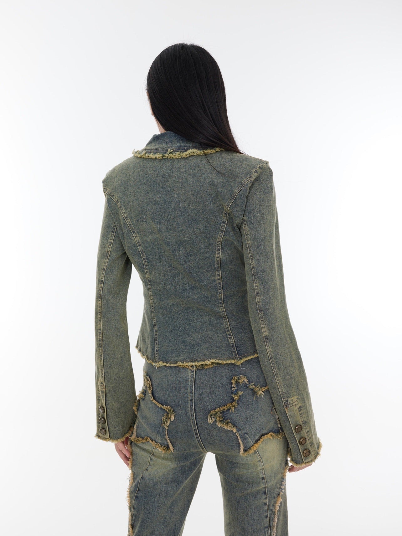 Raw Edge Denim Jacket - COPPING THREADS - CT Select