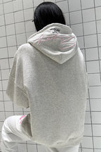 Signature Embroidered Logo Hoodie - COPPING THREADS - MEDM