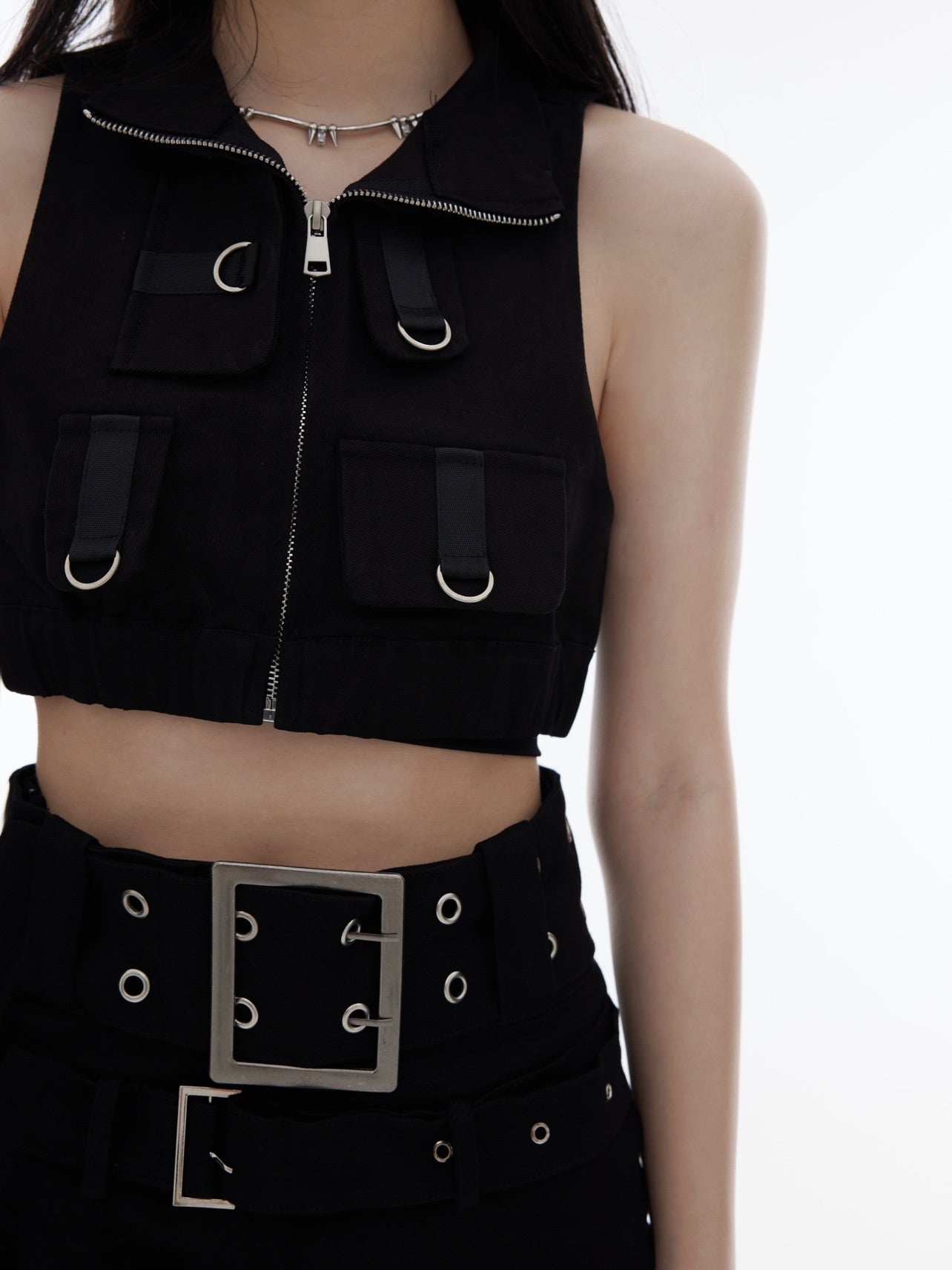 Sleeveless Top High Waist Tight Shorts - COPPING THREADS - CT Select