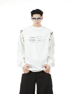 Split Airplane Buckle Long Sleeve Tee - COPPING THREADS - CT Select