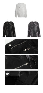 Streamer Metal Buckle Blazer Jacket - COPPING THREADS - CT Select