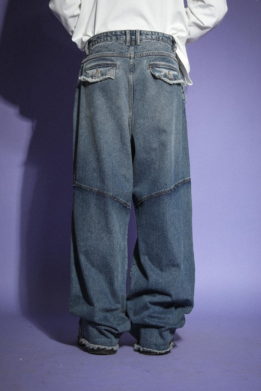 TRECLUB CARGO DENIM PANTS - COPPING THREADS - TRECLUB