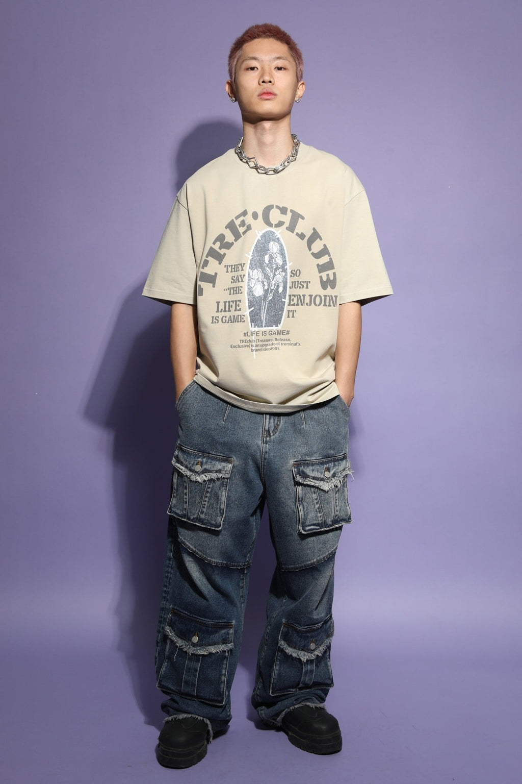 TRECLUB IRIS FLOWER Tee - COPPING THREADS - TRECLUB