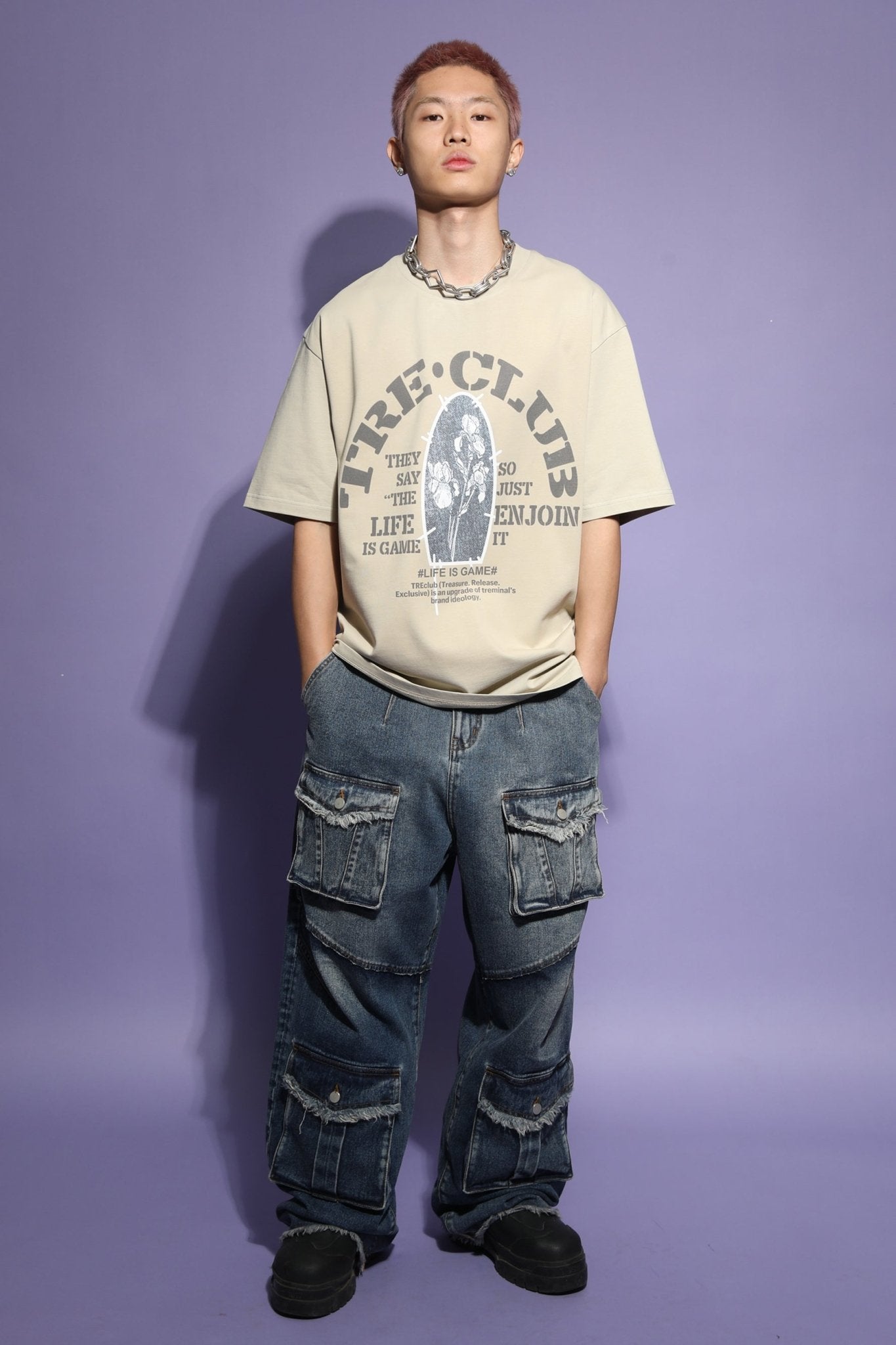 TRECLUB IRIS FLOWER Tee - COPPING THREADS - TRECLUB