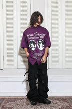 TRECLUB Two Faces Printing Tee - COPPING THREADS - TRECLUB