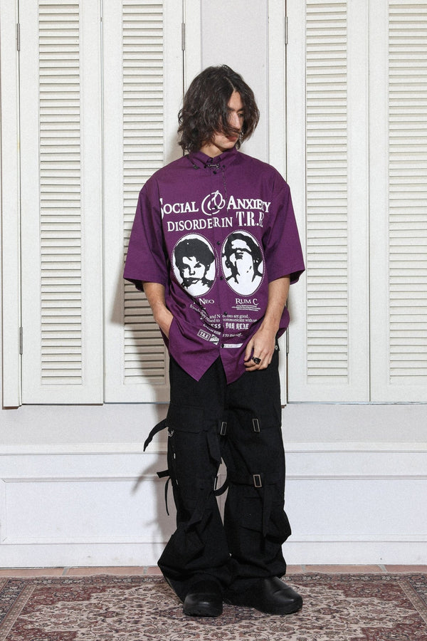 TRECLUB Two Faces Printing Tee - COPPING THREADS - TRECLUB