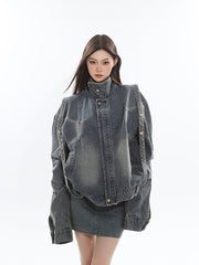 Vintage Distressed Denim Jackets - COPPING THREADS - CT Select