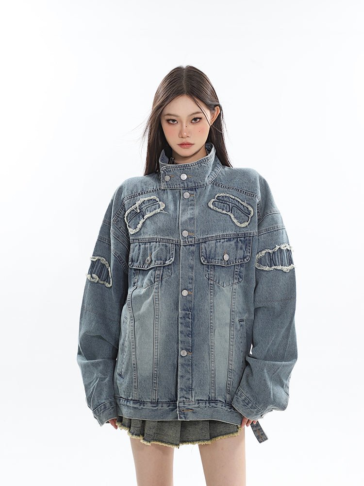 Vintage Raw Edge Denim Jacket - COPPING THREADS - CT Select